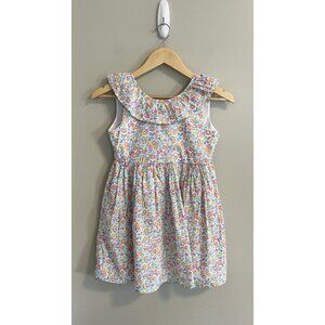 Tommy Bahama Girls Dress Sz 8 Floral Bow Sleeveless‎ Knee Length